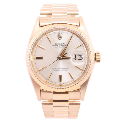 Rolex Datejust 36mm Silver Dial Watch Ref# 1601/8 - Happy Jewelers Fine Jewelry Lifetime Warranty