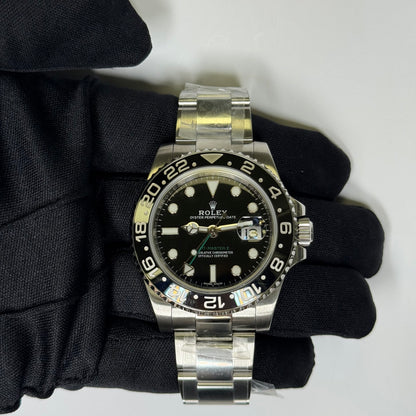 Rolex GMT-Master II 40mm Black Dial Watch Ref# 116710LN - Happy Jewelers Fine Jewelry Lifetime Warranty