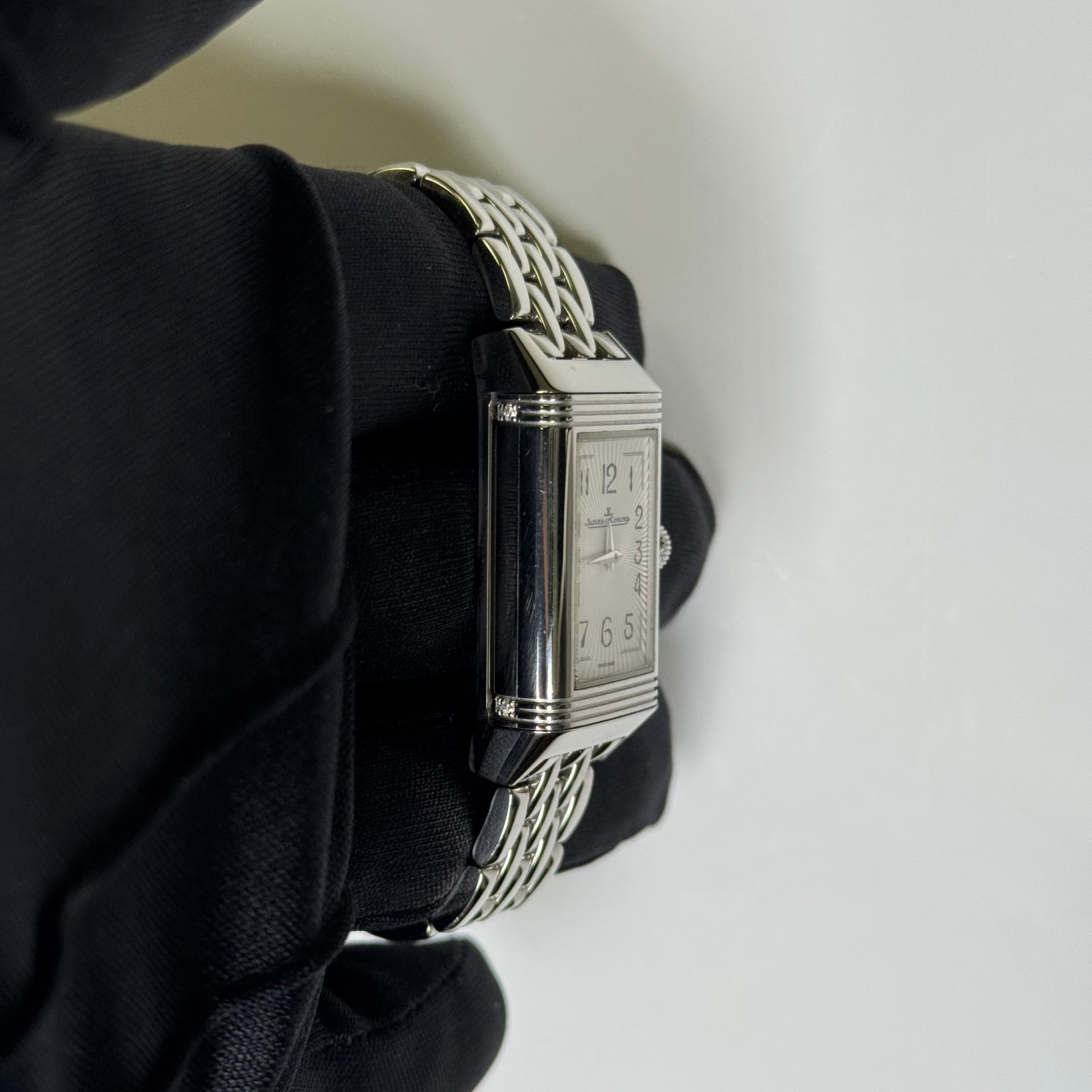 Jaeger-LeCoultre Reverso 40mm White Dial Ref# 201.8.D2 - Happy Jewelers Fine Jewelry Lifetime Warranty