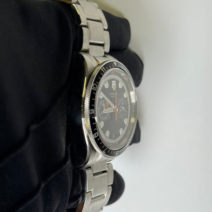 Tudor Heritage Chronograph 42mm Grey Dial Watch Ref# 70330N - Happy Jewelers Fine Jewelry Lifetime Warranty