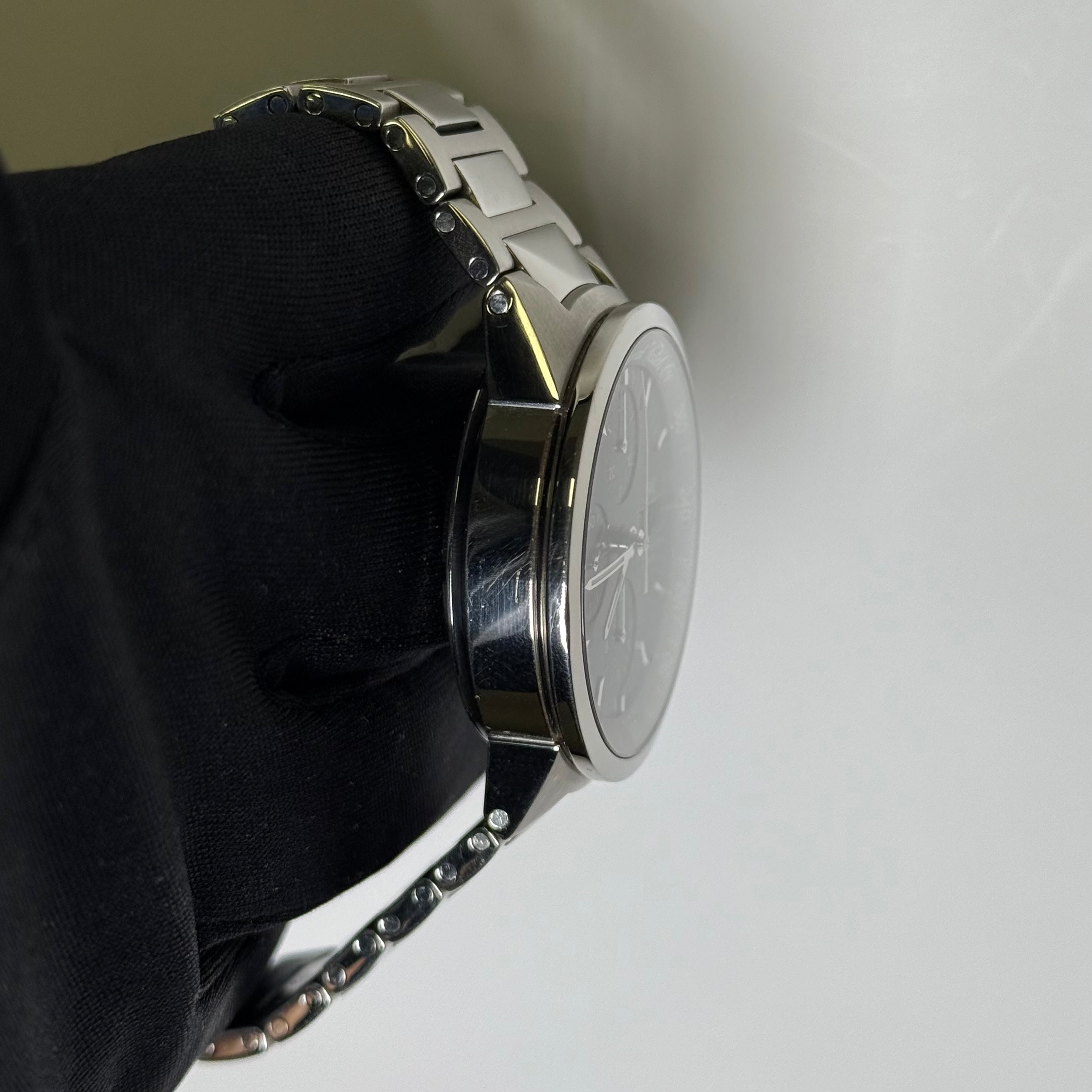 IWC GST Chronograph 39.70mm Black Dial Watch Reference #: IW3707-08 - Happy Jewelers Fine Jewelry Lifetime Warranty