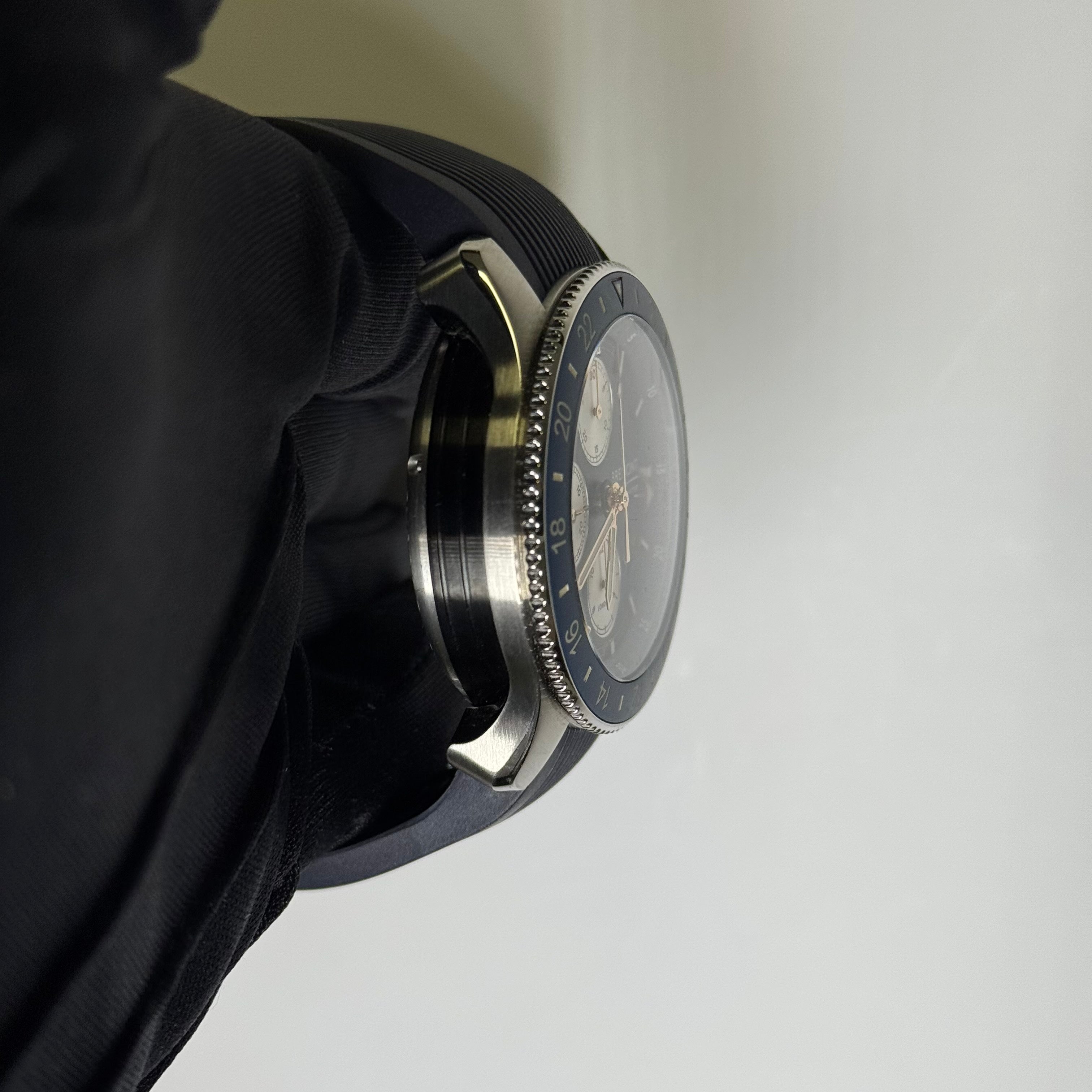 Bremont Supermarine Chronograph Stainless Steel 43mm Blue Stick Dial Watch Reference #: SMARINECHRONO - Happy Jewelers Fine Jewelry Lifetime Warranty