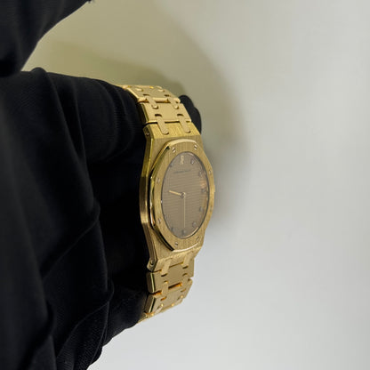 Audemars Piguet Royal Oak 33mm Champagne Dial Watch Ref# 56303BA.OO.0789BA.02 - Happy Jewelers Fine Jewelry Lifetime Warranty