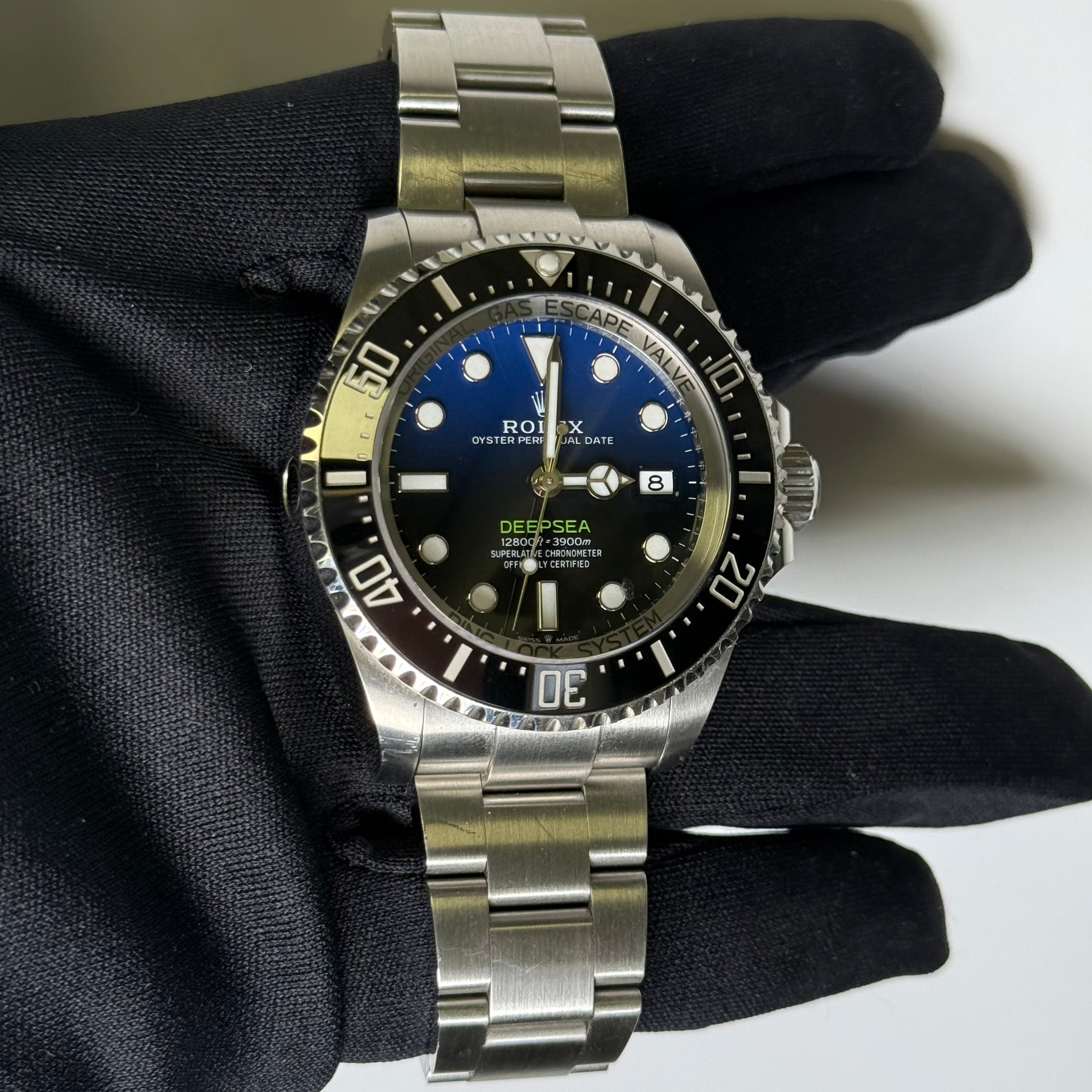 Rolex Sea-Dweller 44mm Black/Blue Dial Watch Ref# 136660 - Happy Jewelers Fine Jewelry Lifetime Warranty