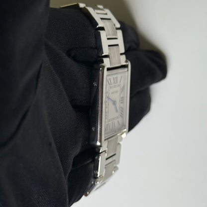 Cartier Tank Solo 34.8mm White Dial Watch Reference #W5200014 - Happy Jewelers Fine Jewelry Lifetime Warranty