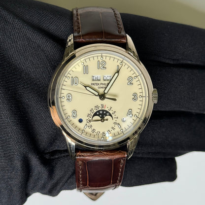 Patek Philippe Grand Complications 40mm Cream Dial Watch Ref# 5320G-001 - Happy Jewelers Fine Jewelry Lifetime Warranty