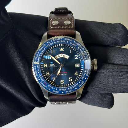 IWC Pilots 46mm Blue Dial Watch Ref# IW395503 - Happy Jewelers Fine Jewelry Lifetime Warranty