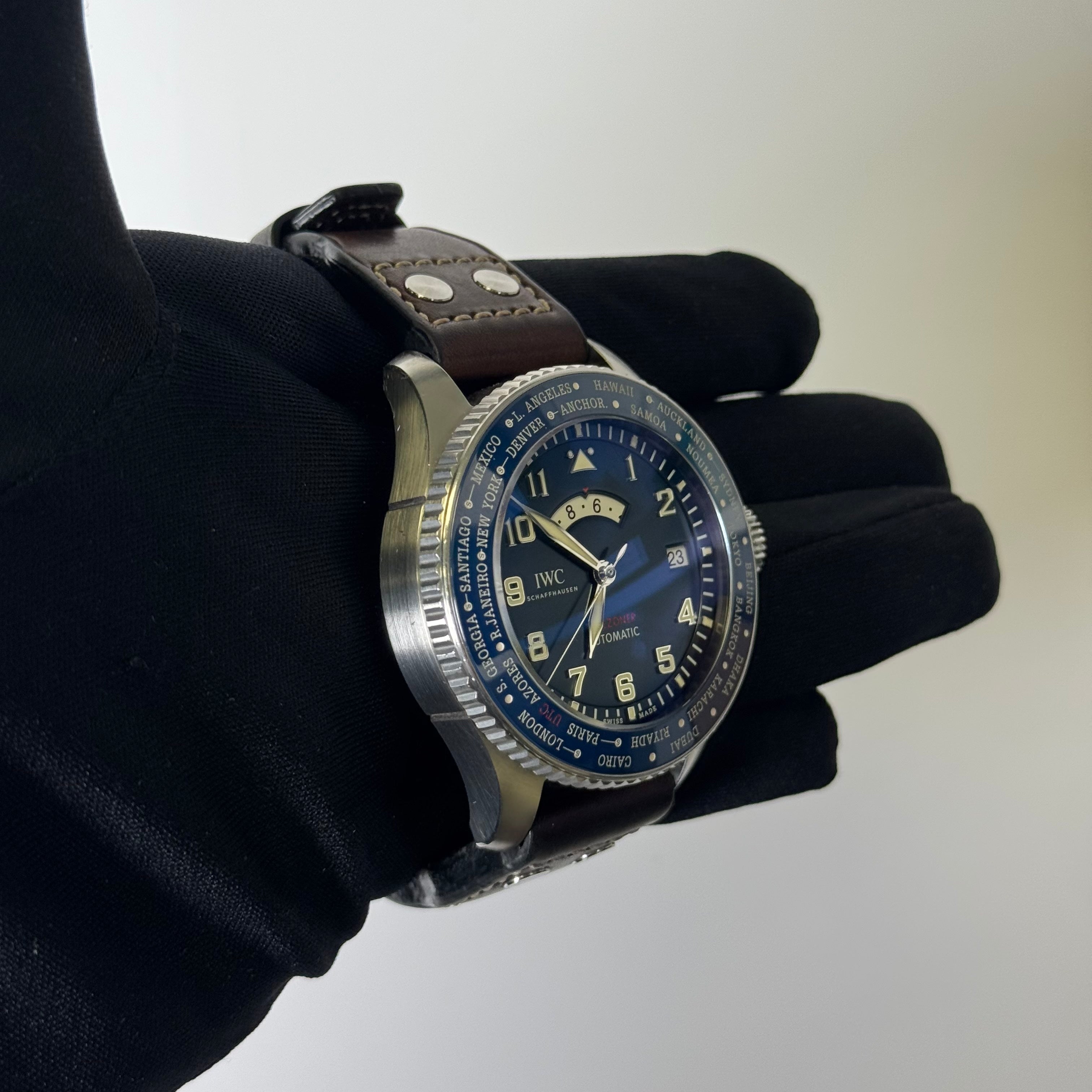 IWC Pilots 46mm Blue Dial Watch Ref# IW395503 - Happy Jewelers Fine Jewelry Lifetime Warranty