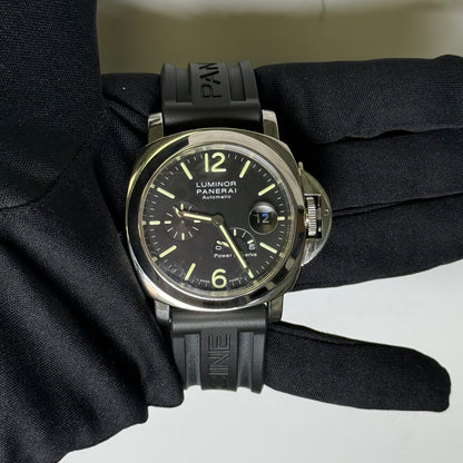 Panerai Luminor 44mm Black Dial Watch Ref# PAM00090 - Happy Jewelers Fine Jewelry Lifetime Warranty
