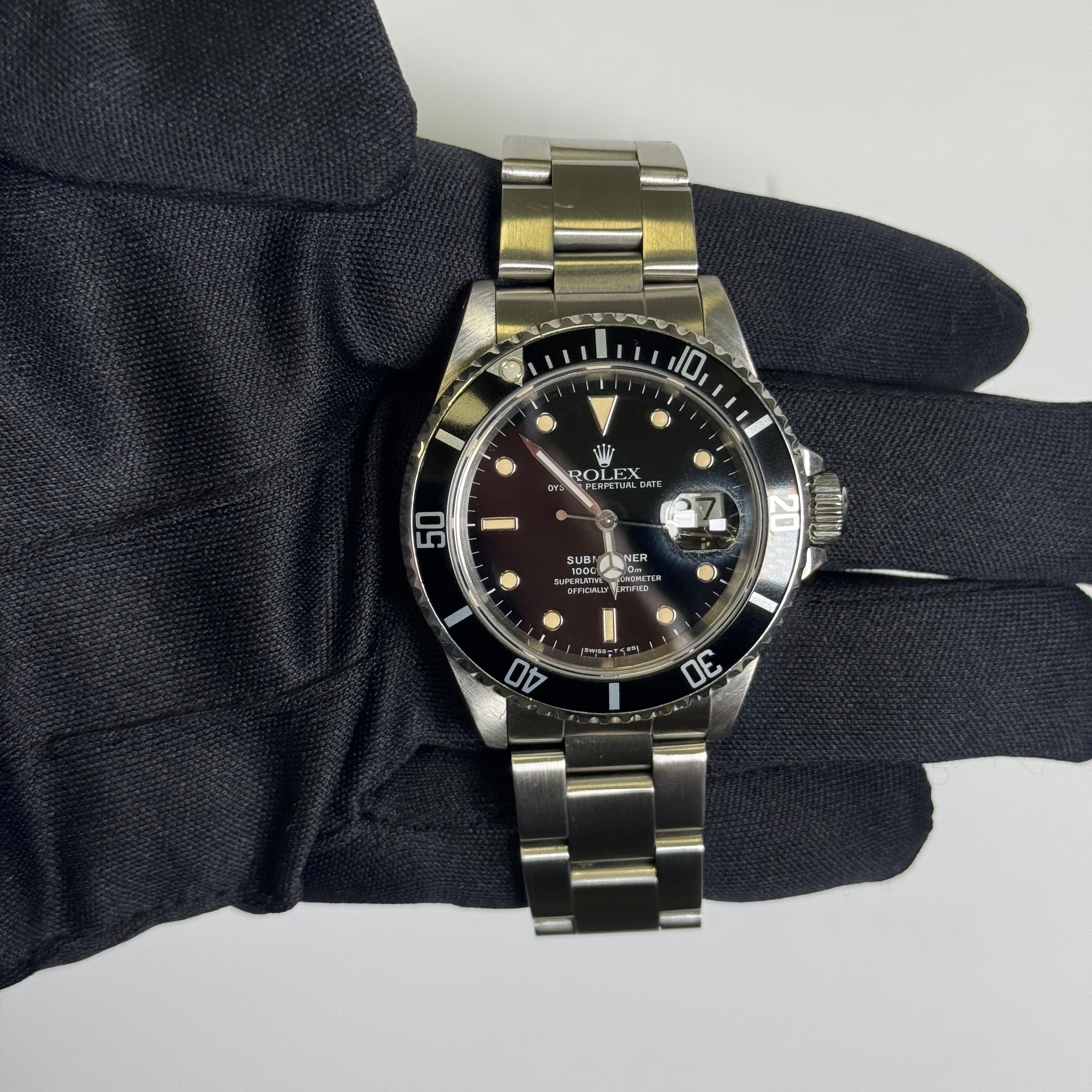 Rolex Submariner 40mm Black Dial Watch Ref# 16610 – Happy Jewelers