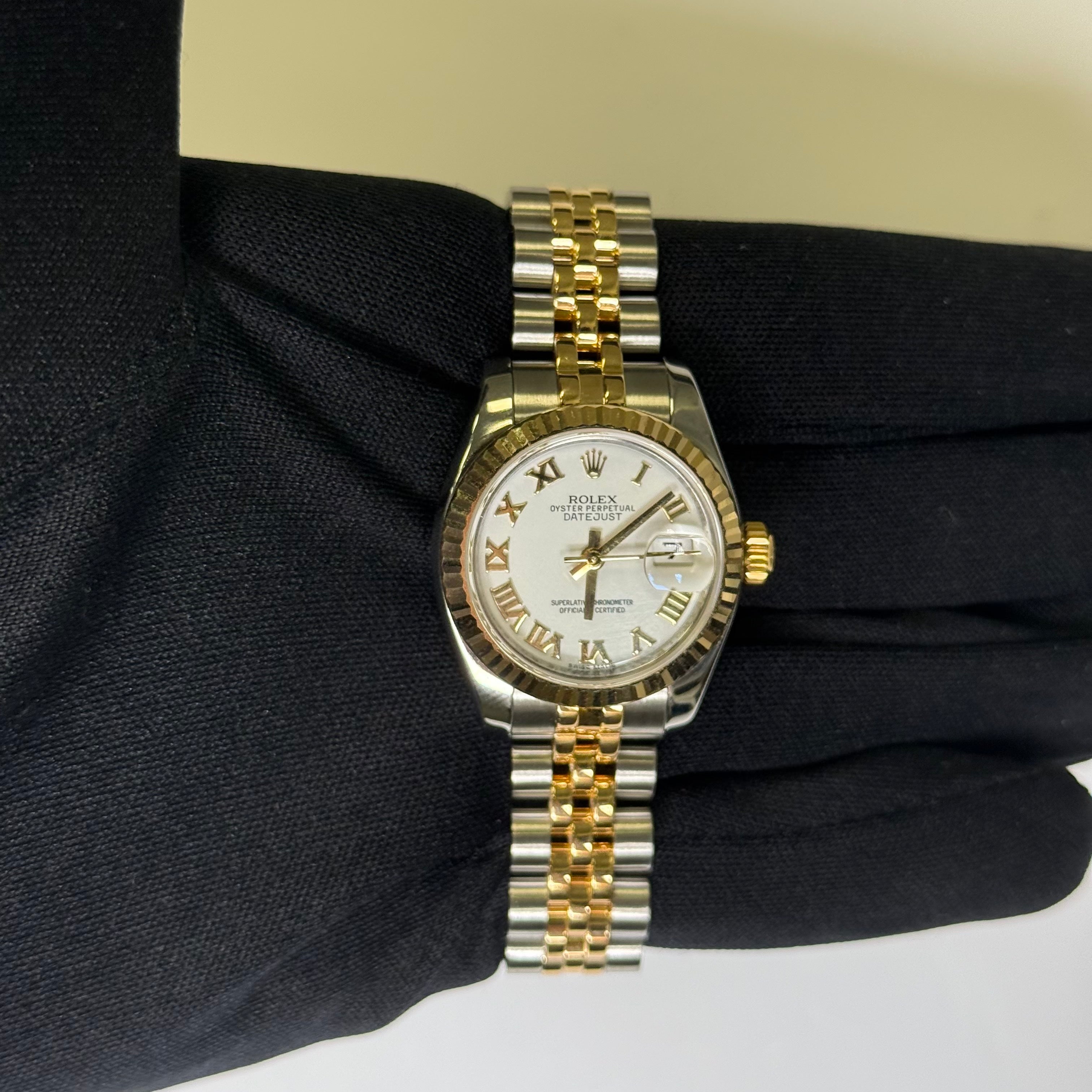 Rolex Datejust 26mm White Dial Watch Ref# 179173 - Happy Jewelers Fine Jewelry Lifetime Warranty