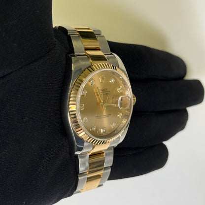Rolex Datejust 36mm Champagne Dial Watch Ref# 116233 - Happy Jewelers Fine Jewelry Lifetime Warranty
