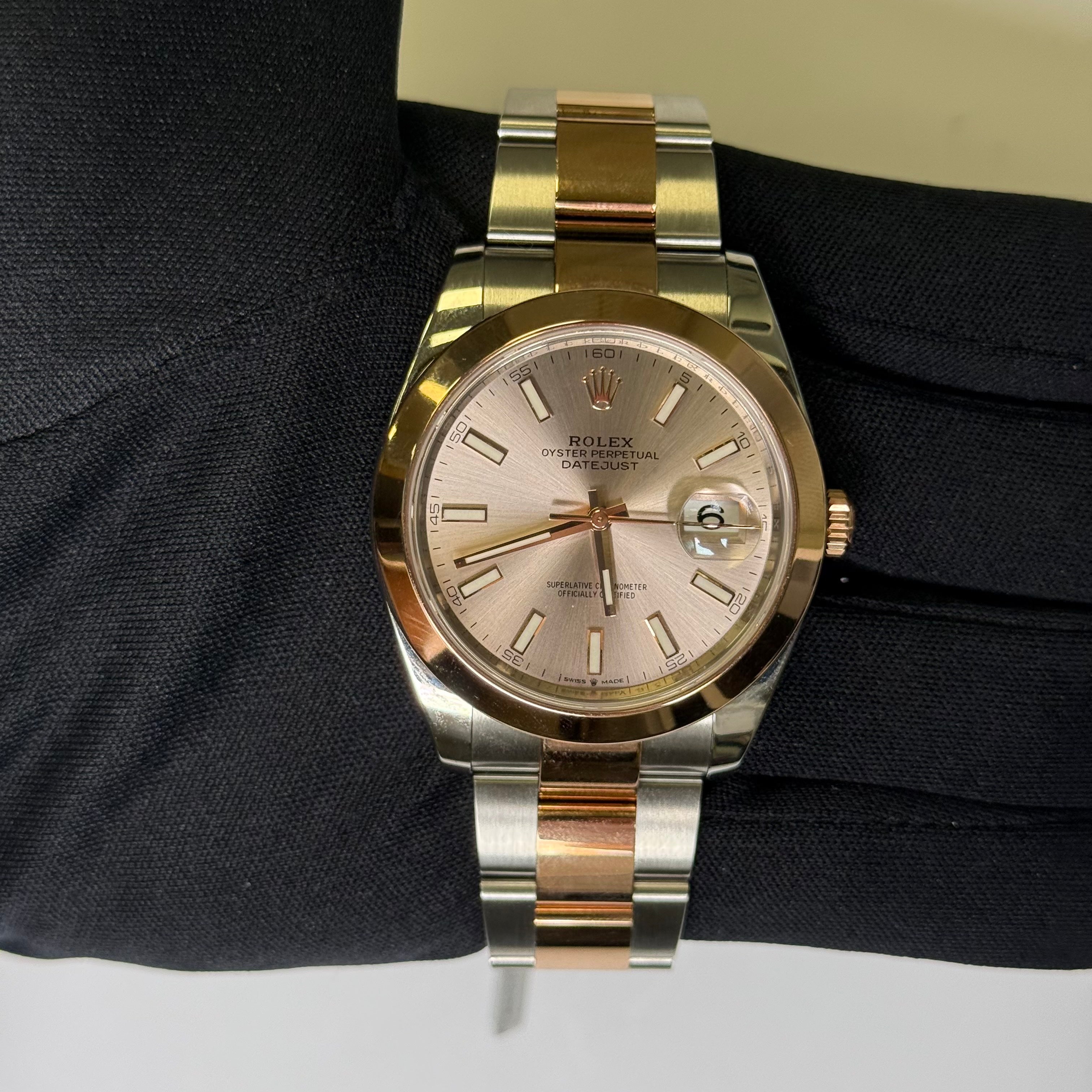 Rolex Datejust 41mm Silver  Sundust  Dial Watch Ref# 126301 - Happy Jewelers Fine Jewelry Lifetime Warranty