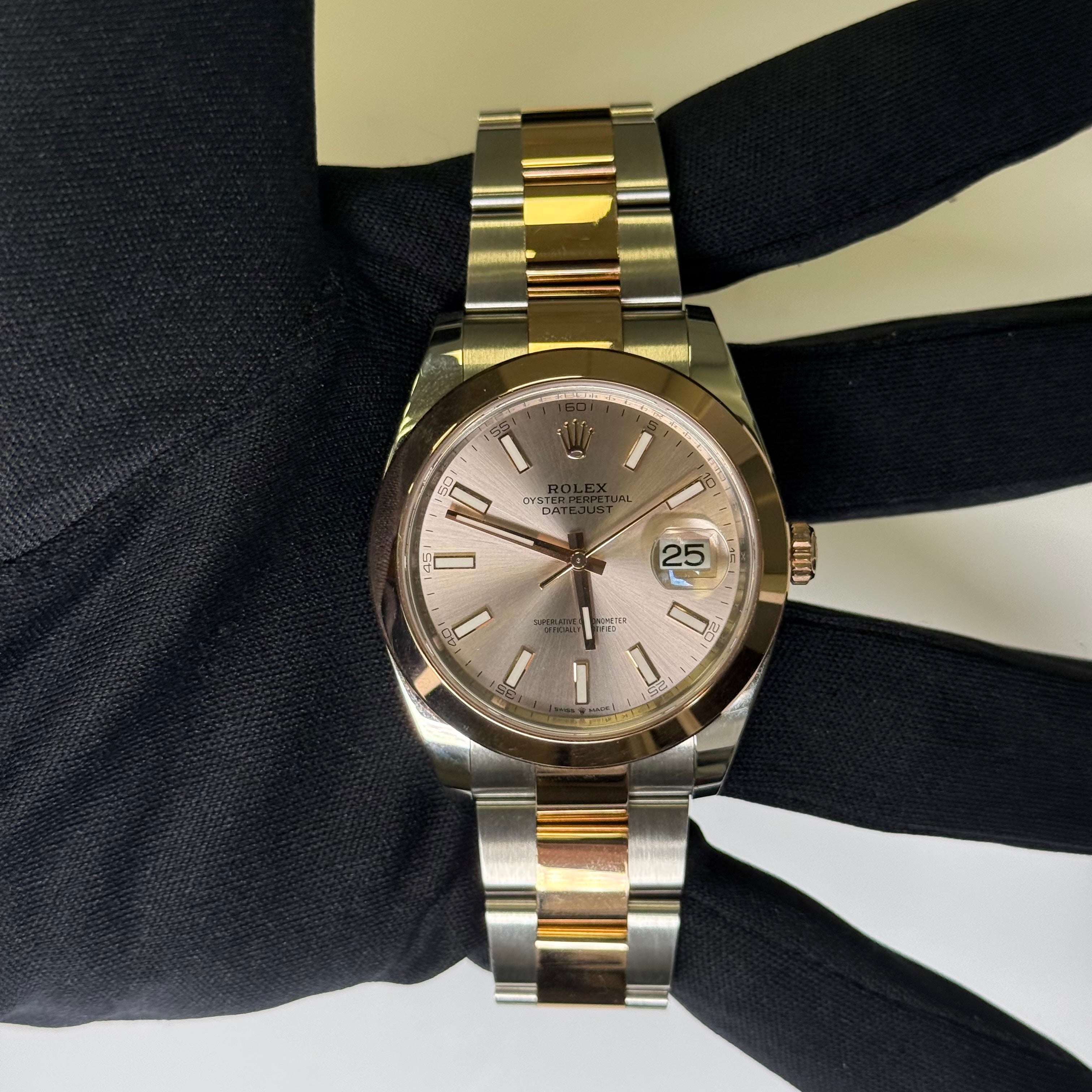 Rolex Datejust 41mm Silver Dial Watch Ref# 126301 - Happy Jewelers Fine Jewelry Lifetime Warranty