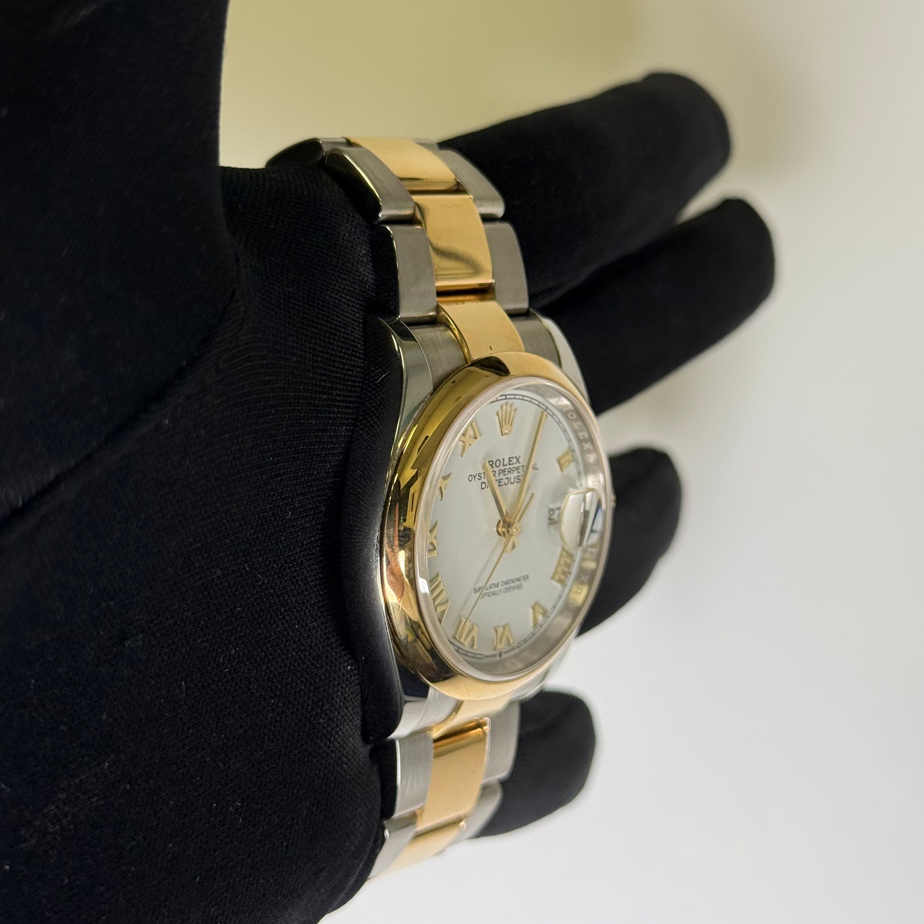 Rolex Datejust 36mm White Dial Watch Ref# 116203 - Happy Jewelers Fine Jewelry Lifetime Warranty