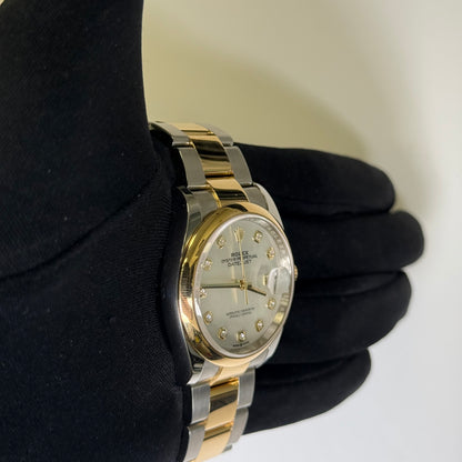 Rolex Datejust 36mm MOP Dial Watch Ref# 126203 - Happy Jewelers Fine Jewelry Lifetime Warranty