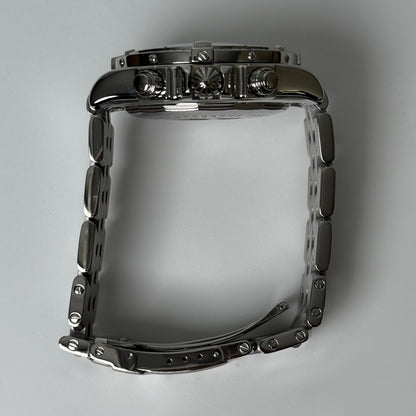 Breitling Chronomat 43mm Silver Dial Watch Ref# A13356 - Happy Jewelers Fine Jewelry Lifetime Warranty