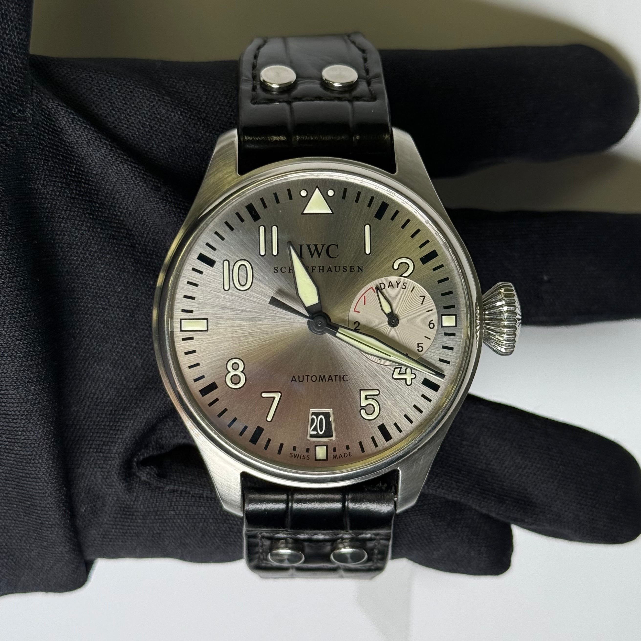 IWC Big Pilots 46mm Silver Dial Watch Ref# IW500906 - Happy Jewelers Fine Jewelry Lifetime Warranty