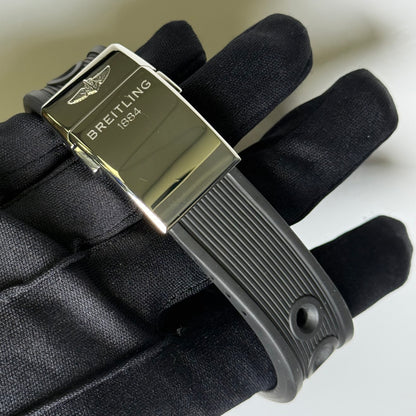 Breitling Super Ocean 46mm Black Dial Watch Ref# M17368 - Happy Jewelers Fine Jewelry Lifetime Warranty