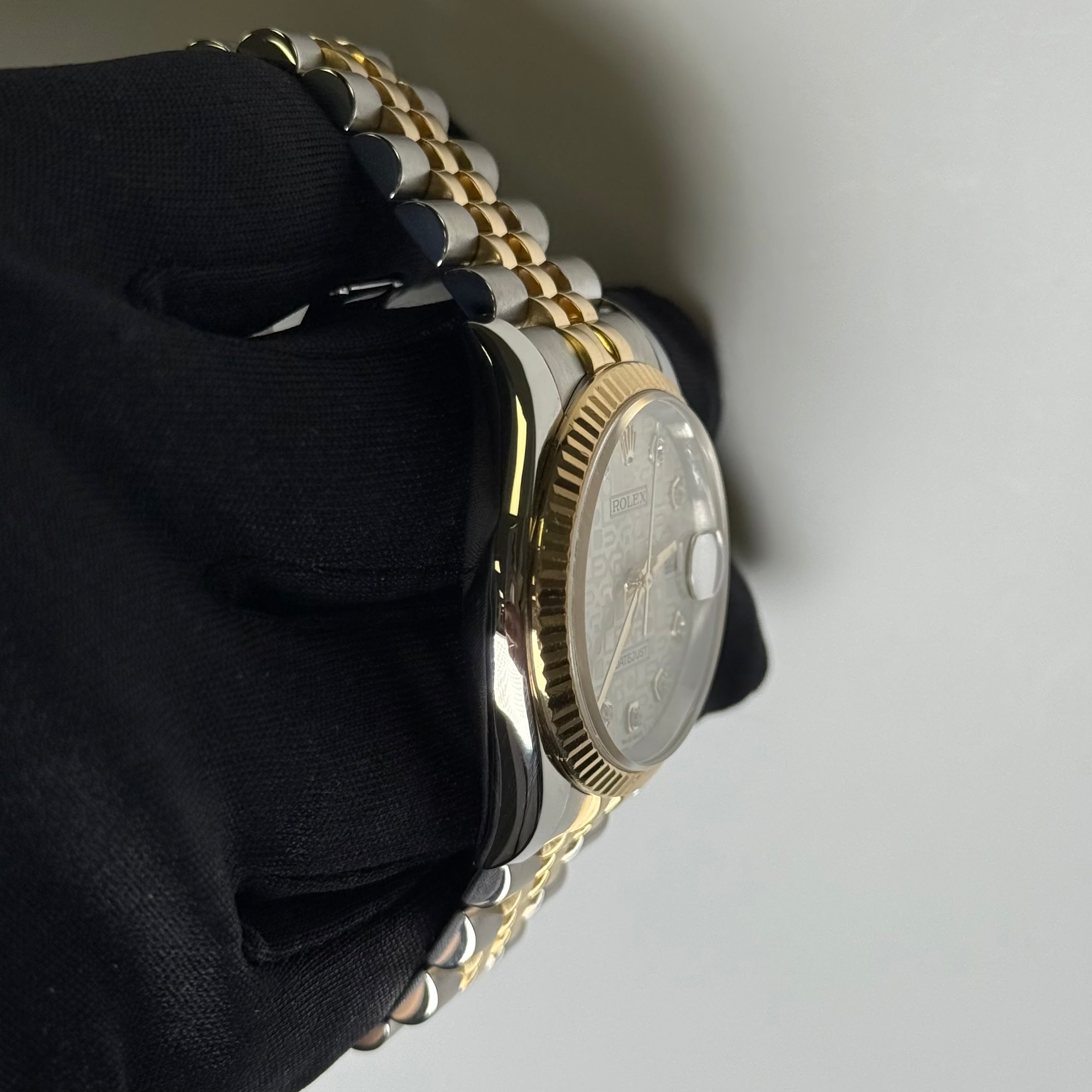 Rolex Datejust 36mm Silver Jubilee Dial Watch Ref# 116233 - Happy Jewelers Fine Jewelry Lifetime Warranty
