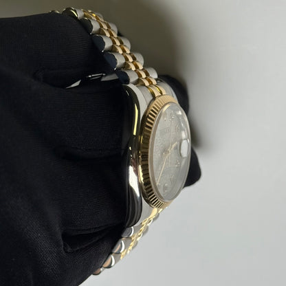 Rolex Datejust 36mm Silver Jubilee Dial Watch Ref# 116233 - Happy Jewelers Fine Jewelry Lifetime Warranty