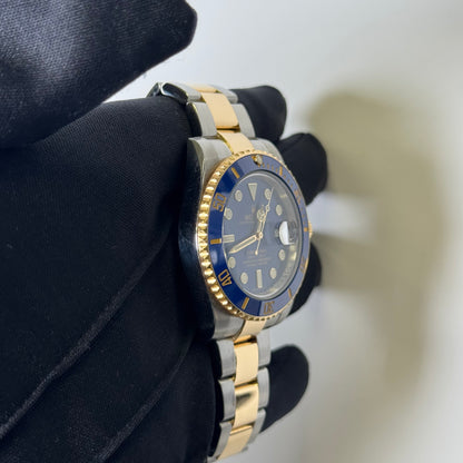 Rolex Submariner 40mm Blue Dial Watch Ref# 116613LB - Happy Jewelers Fine Jewelry Lifetime Warranty