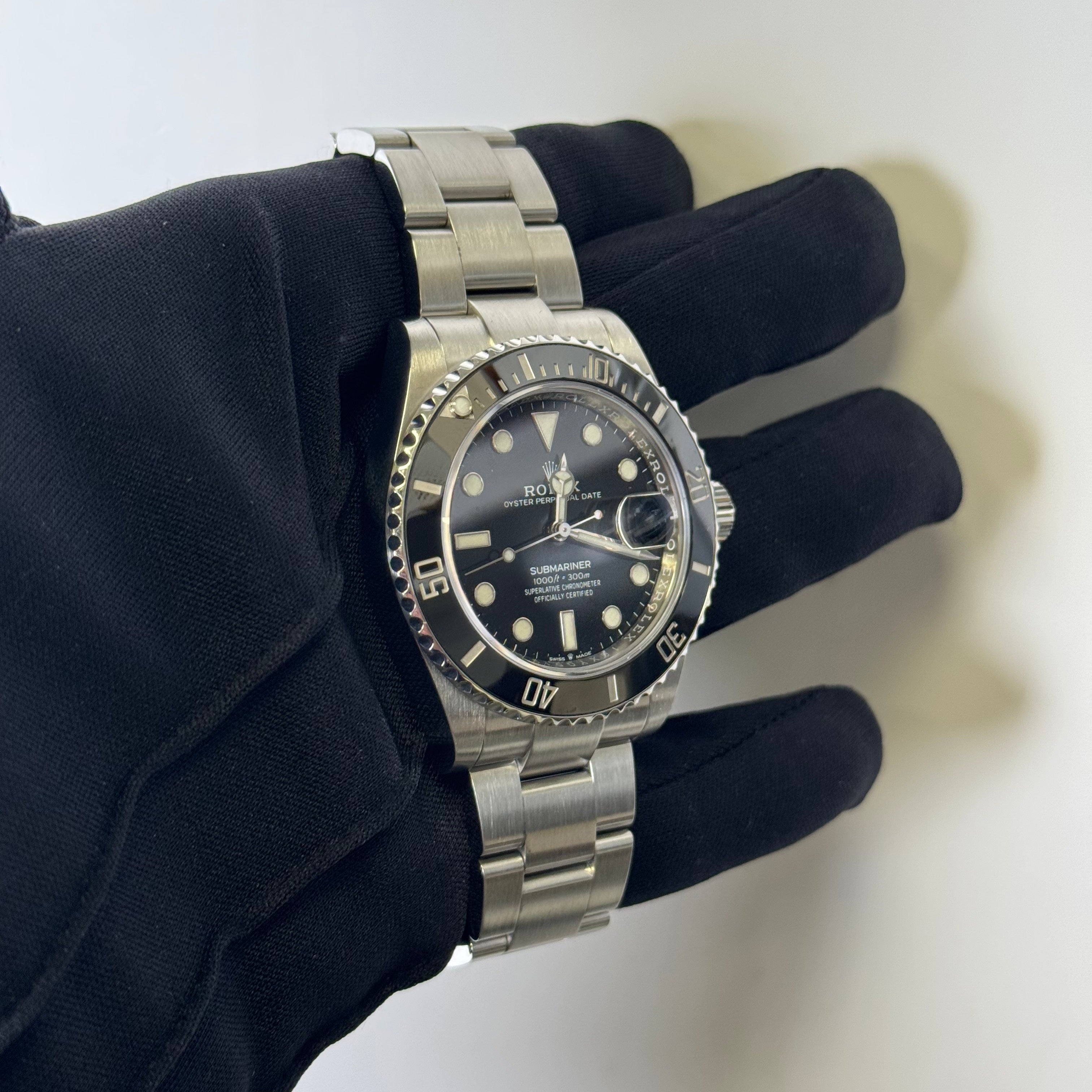 Rolex Submariner 41mm Black Dial Watch Ref# 126610LN - Happy Jewelers Fine Jewelry Lifetime Warranty