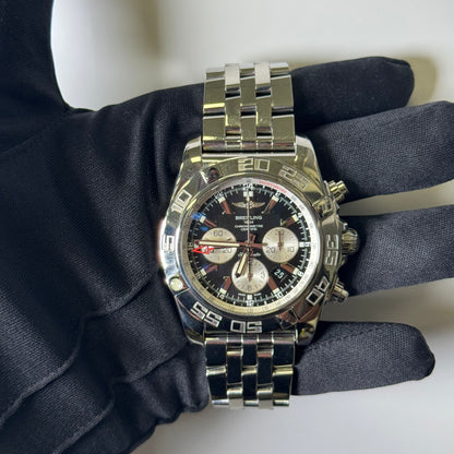 Breitling Chronomat GMT Black Chronograph Dial Watch Ref# AB041012