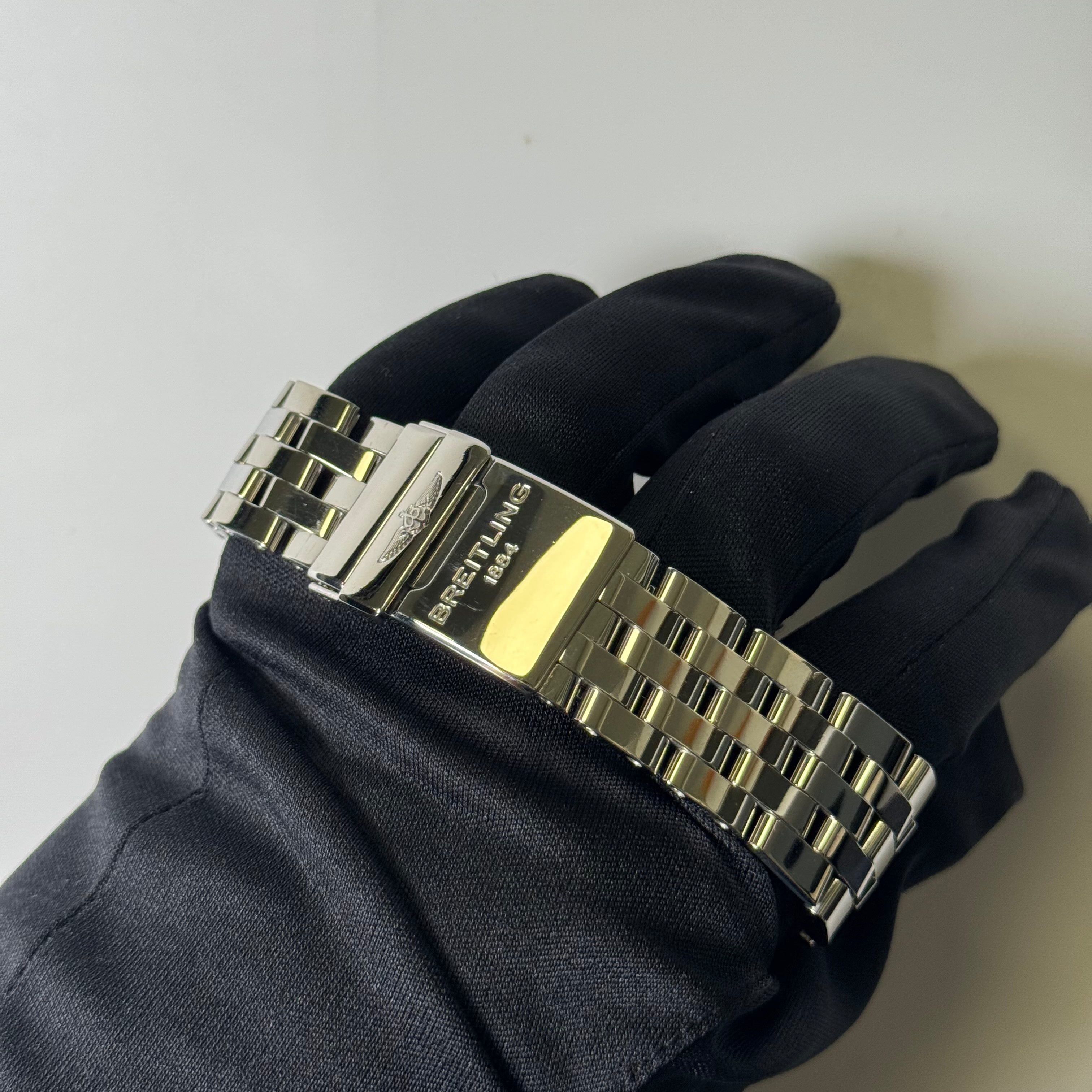 Breitling Chronomat GMT Black Chronograph Dial Ref# AB041012