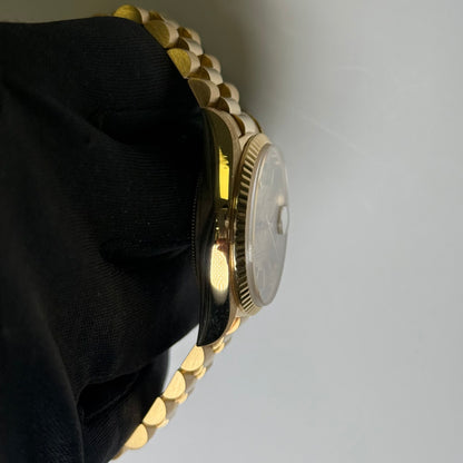 Rolex Day-Date 36mm Champagne Dial Watch Ref# 18038 - Happy Jewelers Fine Jewelry Lifetime Warranty