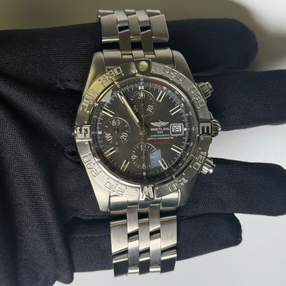 Breitling Chronomat 44mm Grey Dial Watch Ref# A13364