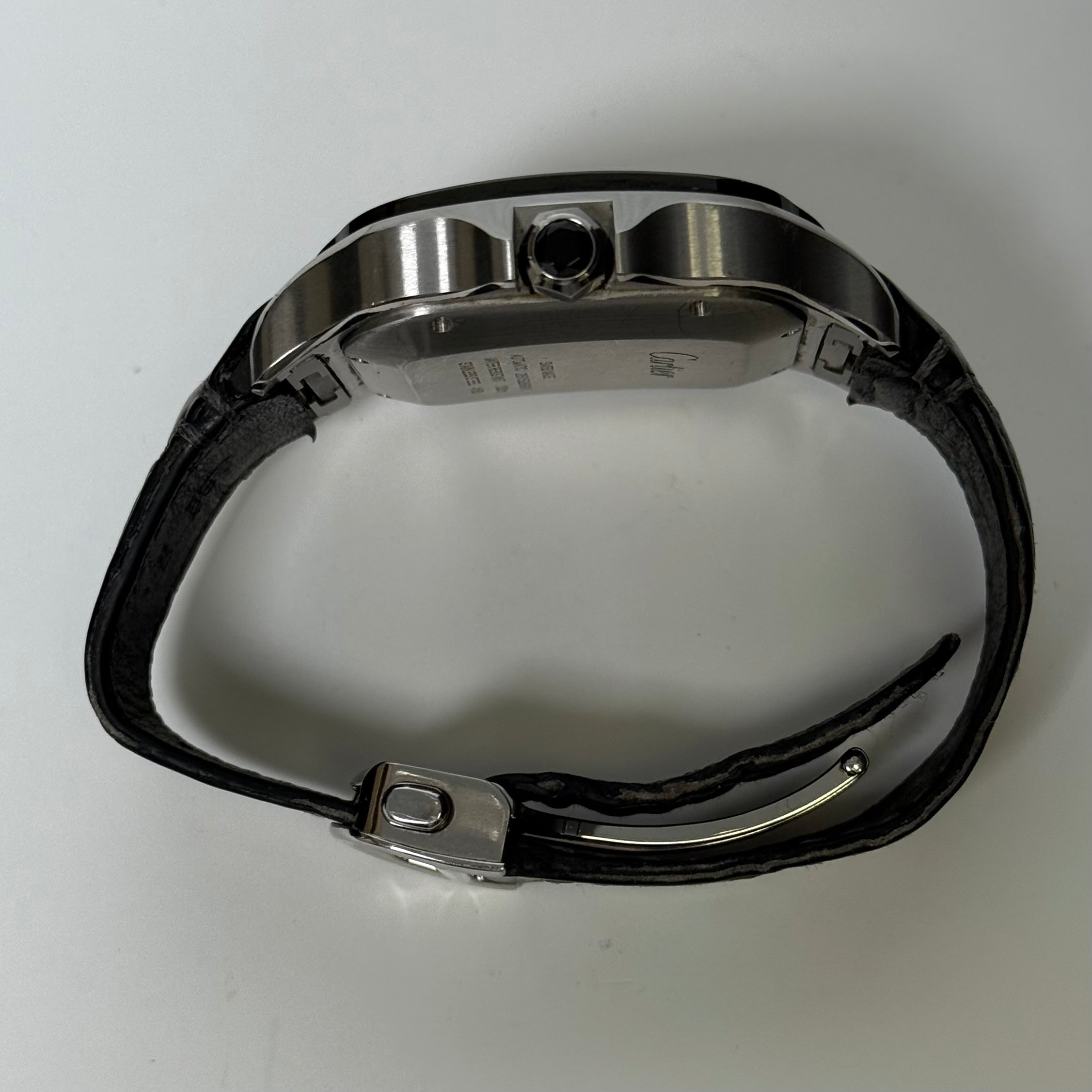 Cartier Santos 40mm Silver Dial Watch Ref# WSSA0017