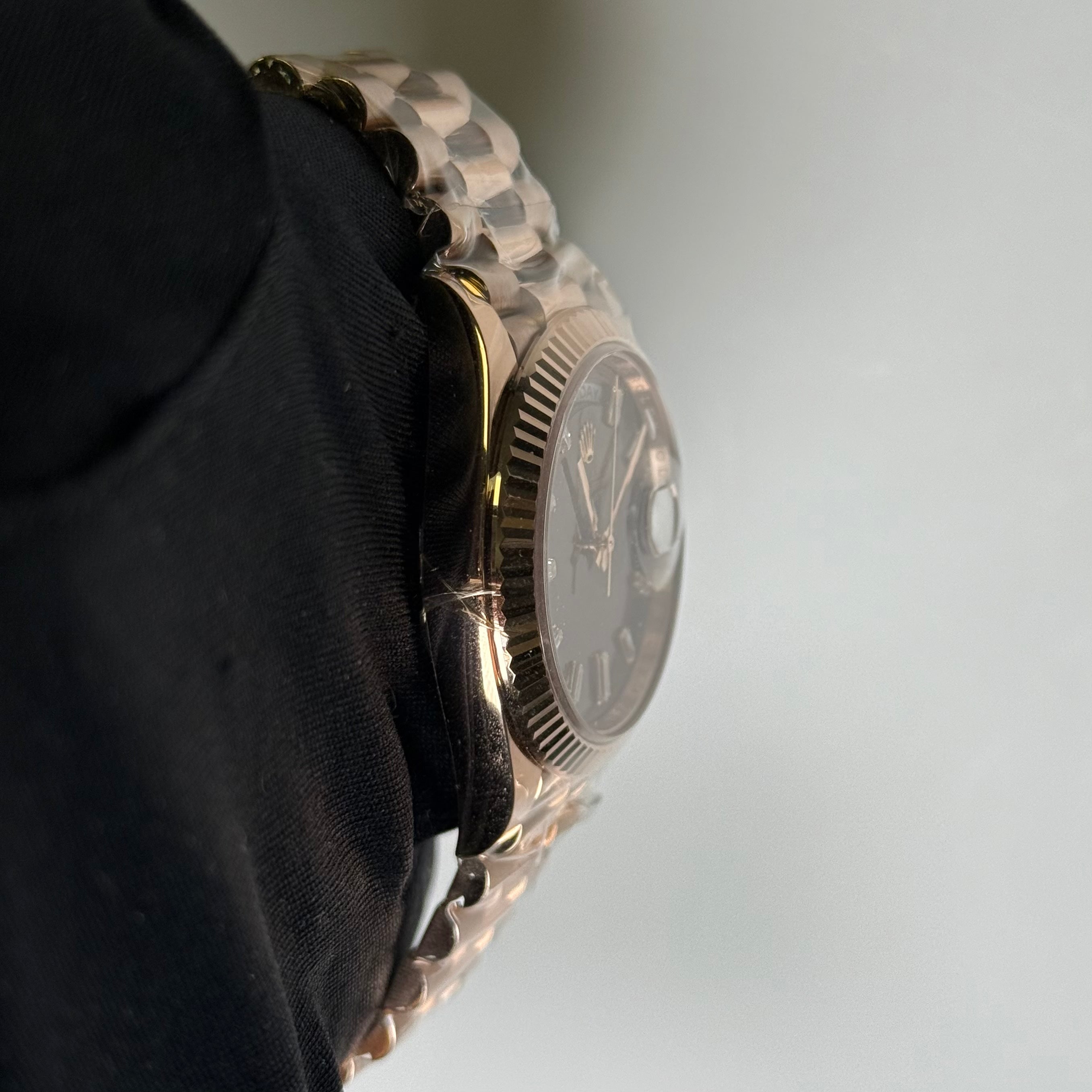 Rolex Day-Date 40mm Chocolate Dial Watch Ref# 228235