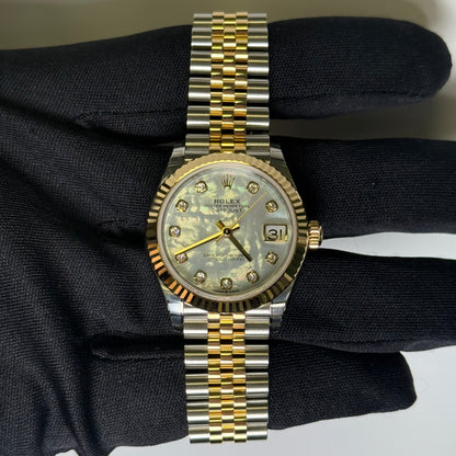 Rolex Datejust 31mm MOP Dial Watch Ref# 278273 - Happy Jewelers Fine Jewelry Lifetime Warranty