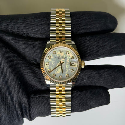 Rolex Datejust 31mm MOP Dial Watch Ref# 278273 - Happy Jewelers Fine Jewelry Lifetime Warranty
