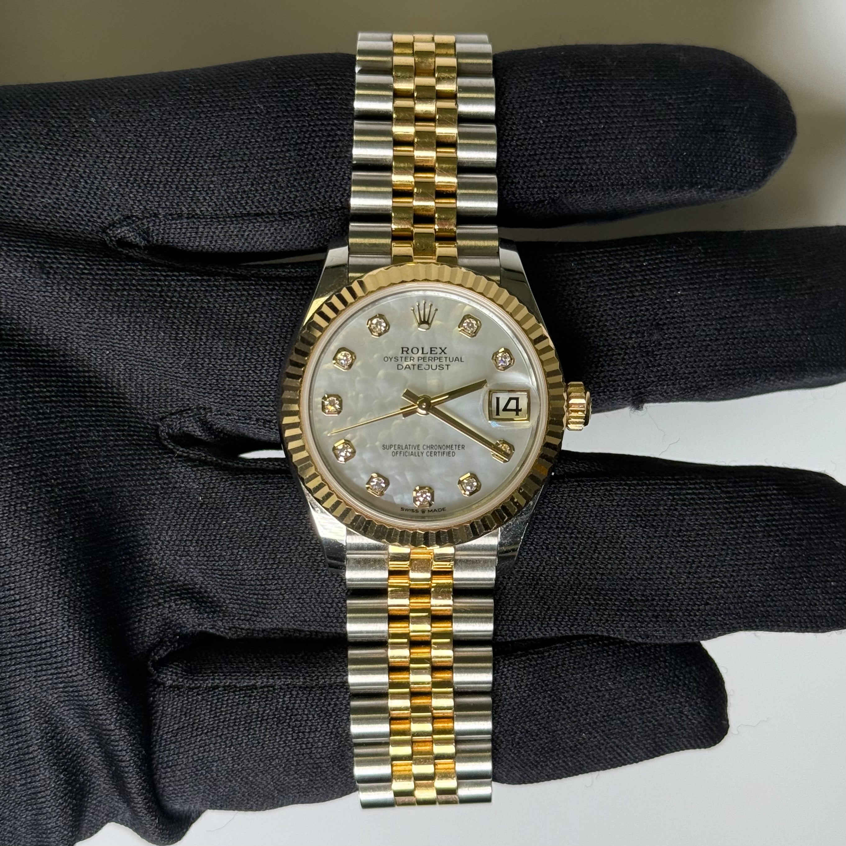 Rolex Datejust 31mm MOP Dial Watch Ref# 278273 - Happy Jewelers Fine Jewelry Lifetime Warranty