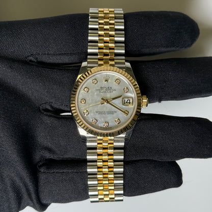 Rolex Datejust 31mm MOP Dial Watch Ref# 278273 - Happy Jewelers Fine Jewelry Lifetime Warranty
