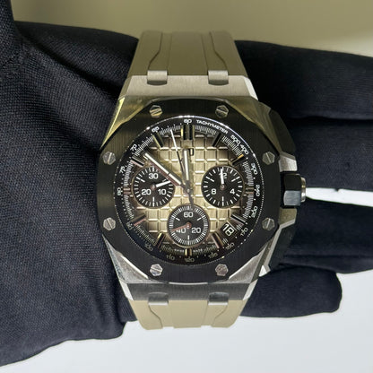 Audemars Piguet Royal Oak 43mm Smoke Light Brown Dial Watch Ref# 26420SO.OO.A600CA.01
