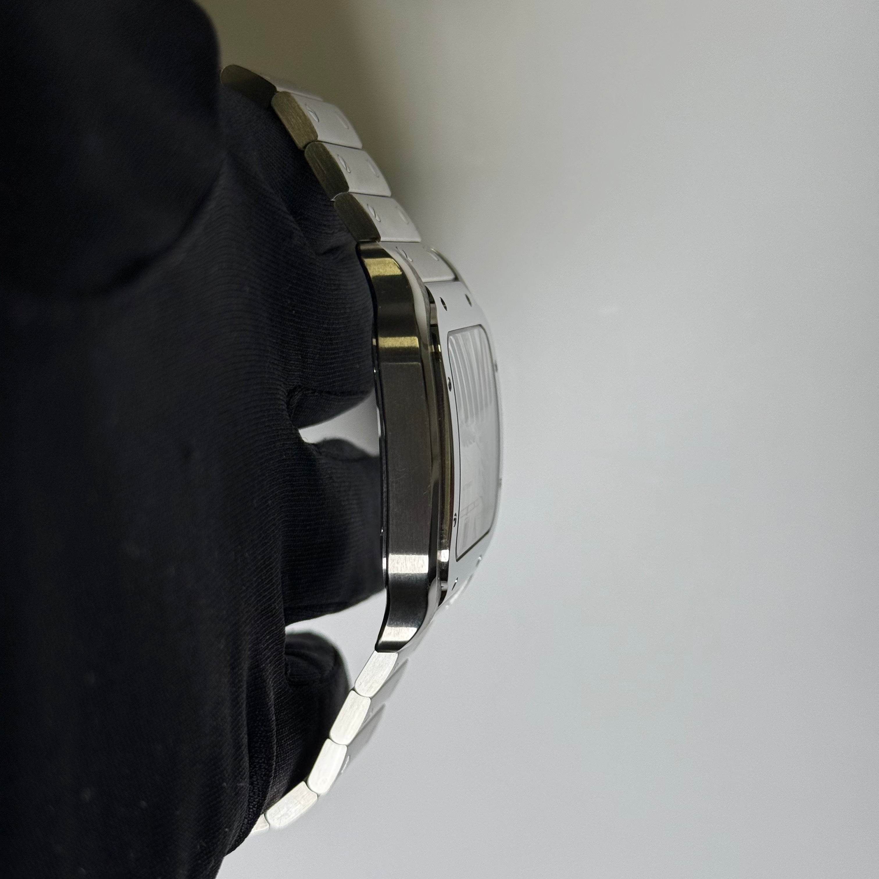 Cartier Santos 40mm White Dial Watch Ref# 4072 - Happy Jewelers Fine Jewelry Lifetime Warranty