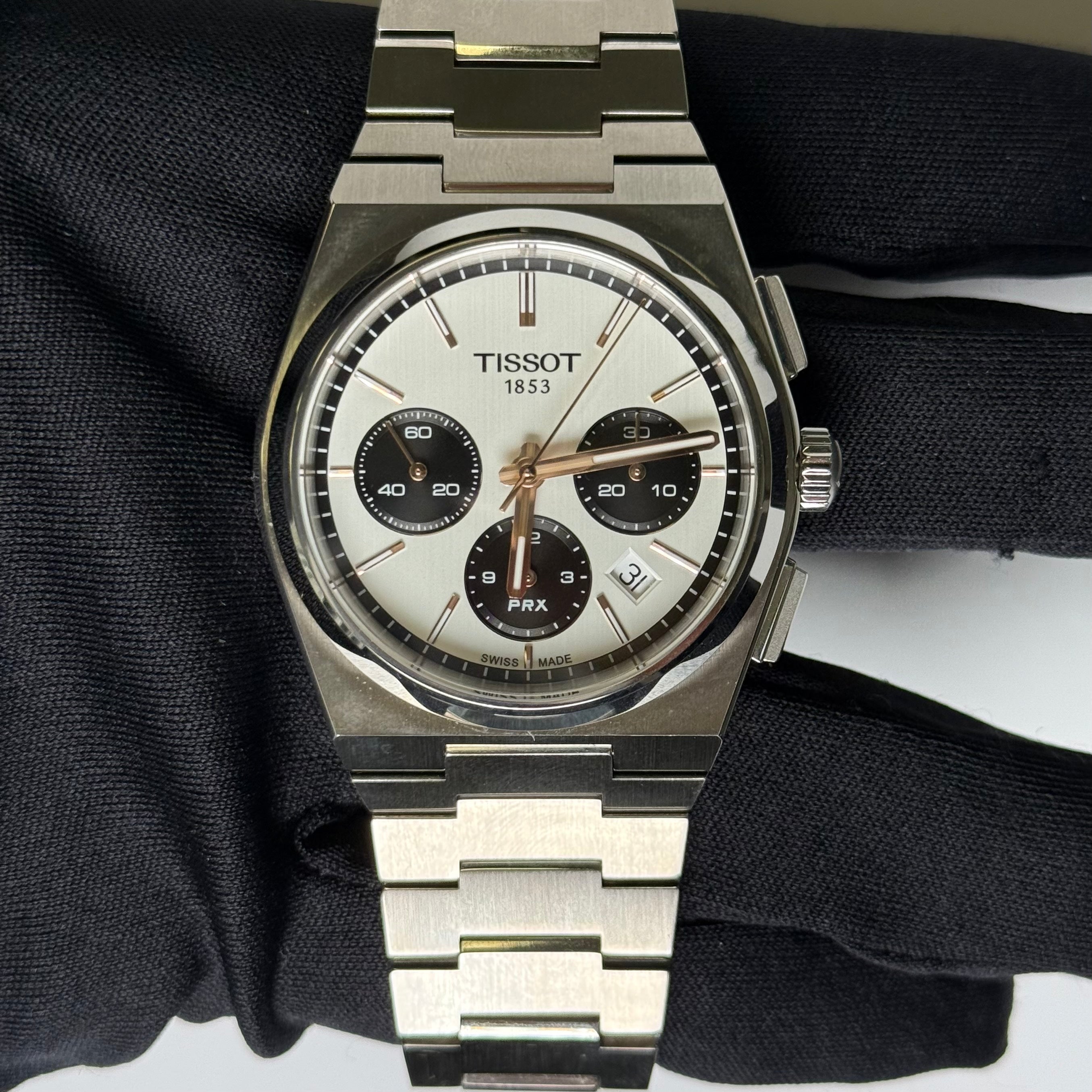 Tissot PRX 42mm White Dial Watch Ref: T137.427.11.011.00