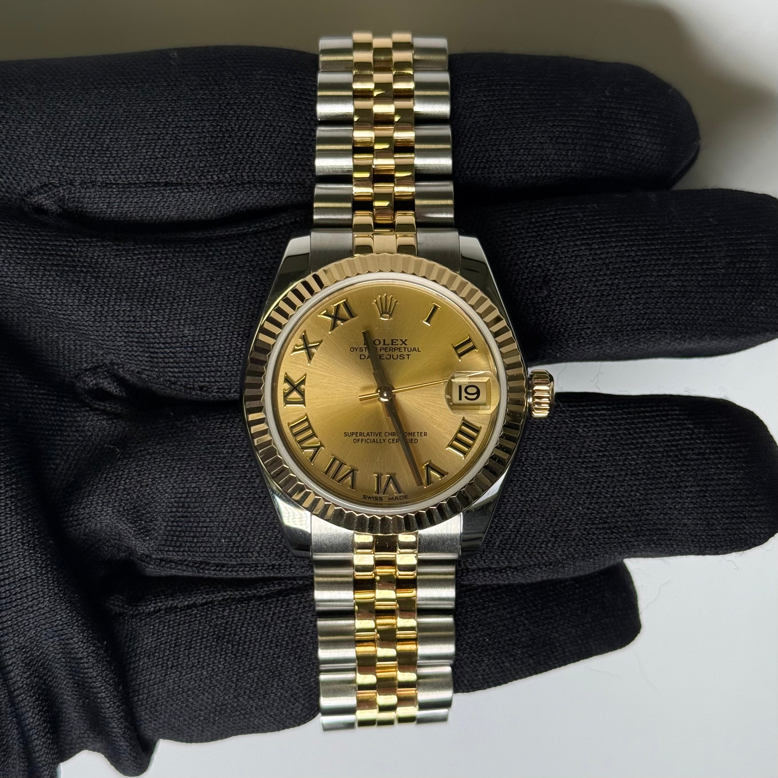 Rolex Datejust 31mm Champagne Dial Watch Ref# 178273 - Happy Jewelers Fine Jewelry Lifetime Warranty