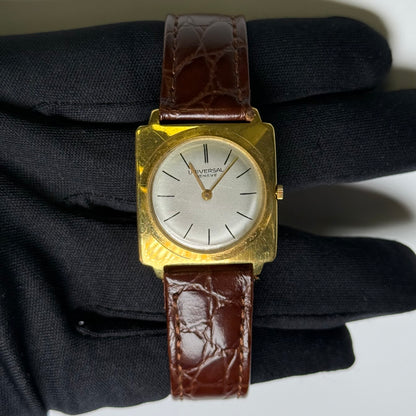 Universal Geneve Square 28mm Silver Dial Watch - Happy Jewelers Fine Jewelry Lifetime Warranty