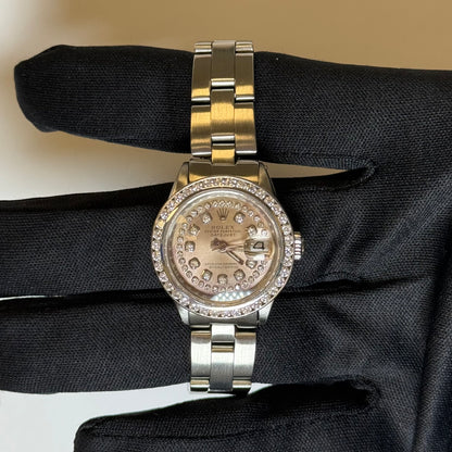 Rolex Oyster Perpetual Datejust 26mm MOP Dial Watch Ref# 69160