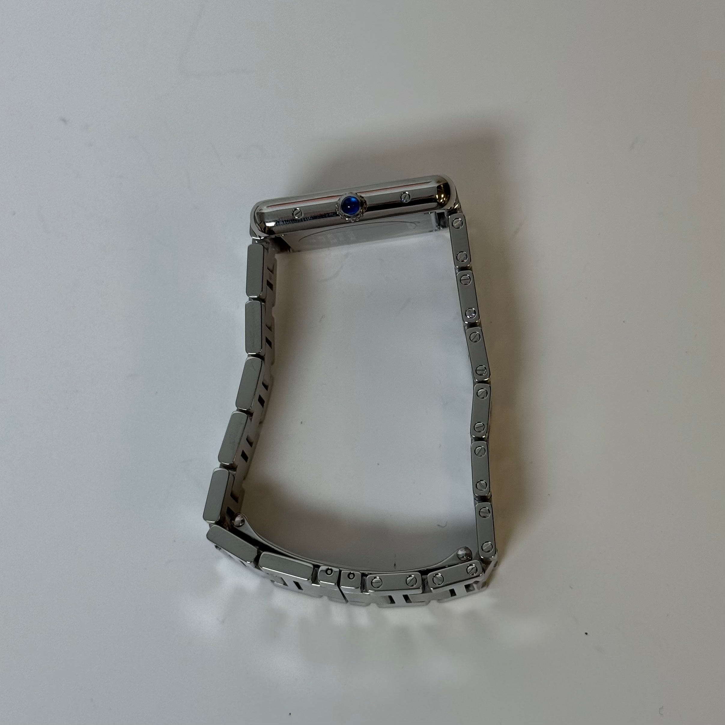 Cartier Tank Solo 24x31mm White Dial Watch Reference #W5200013