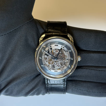 Hermes Squelette 40mm Skeleton Dial Watch Ref# AR6.710A