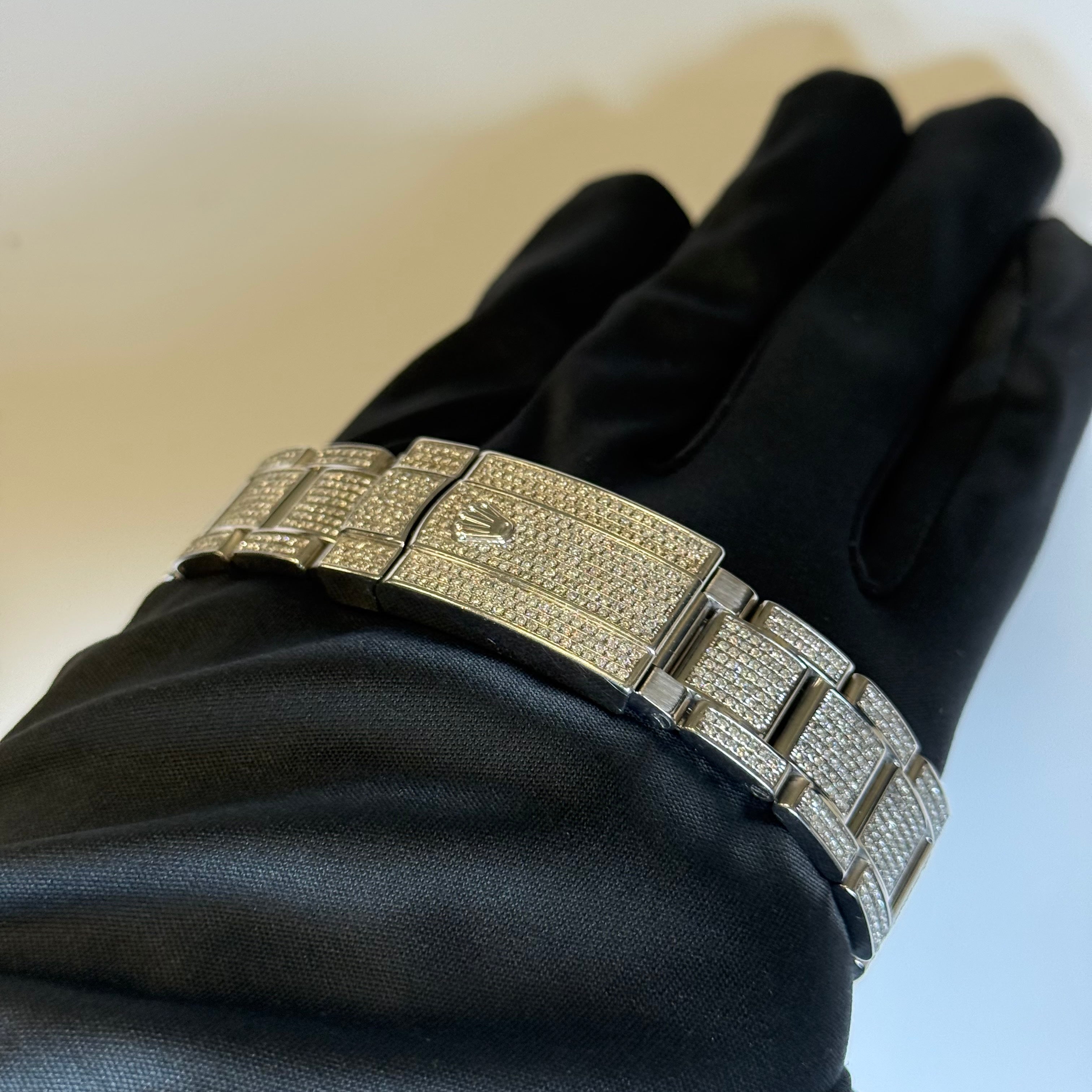 Rolex Datejust 41mm Pave Dial Watch Ref# 126300