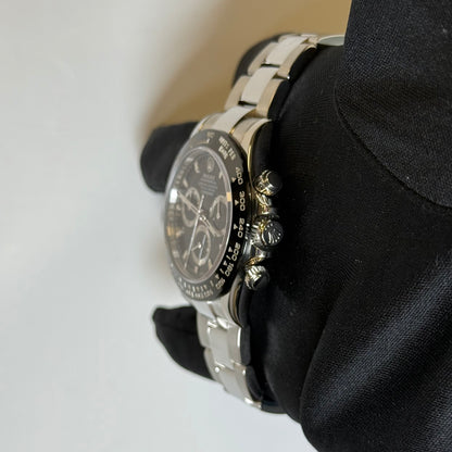 Rolex Daytona 40mm Black Dial Watch Ref# 116500LN - Happy Jewelers Fine Jewelry Lifetime Warranty
