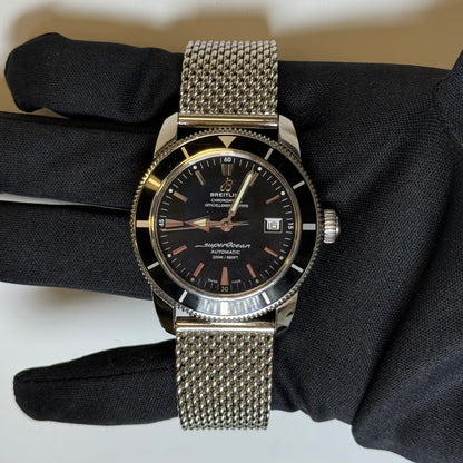 Breitling Superocean 42mm Black Dial Watch Ref# A17321