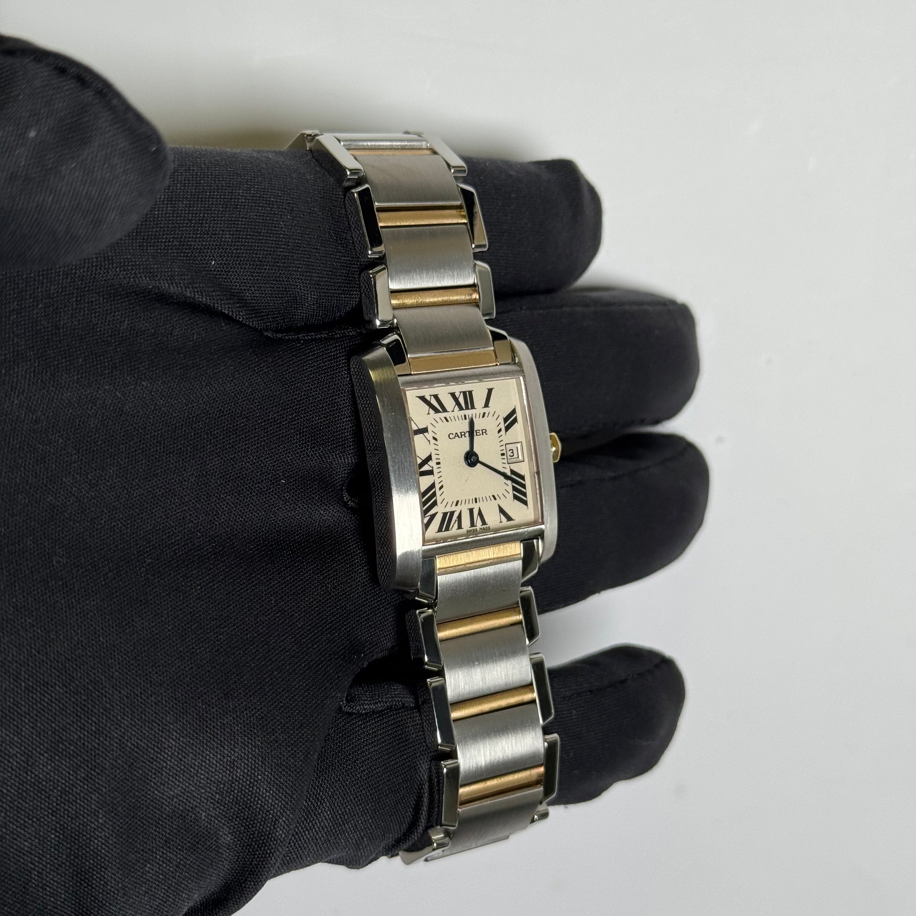 Cartier Tank 25mm White Dial Watch Ref# W51012Q4