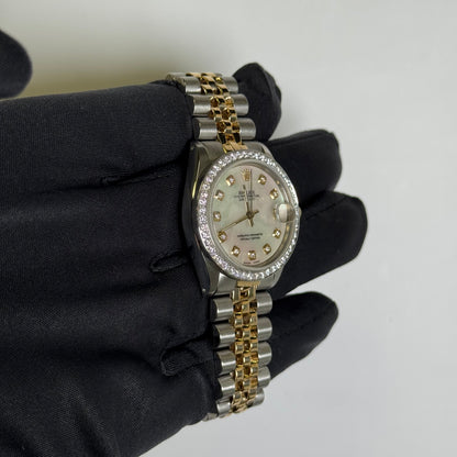 Rolex Datejust 31mm MOP Dial Watch Ref# 6827 - Happy Jewelers Fine Jewelry Lifetime Warranty
